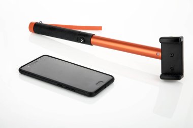 Selfie sopa ile cep telefonu