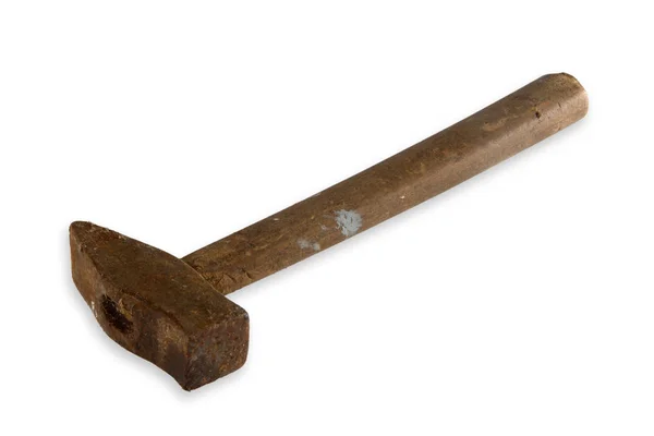 Starý rezavý kladivo — Stock fotografie