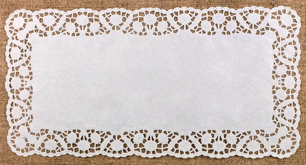 Paper Lace Dolly — Stock Photo, Image