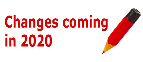 Schimbările vin în 2020 — Fotografie, imagine de stoc
