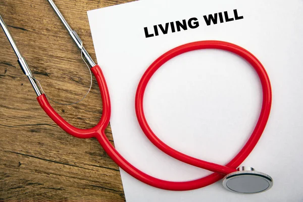 Living Will — Stock Photo, Image