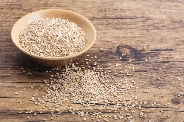 Unpeeled Sesame Seed — Stock Photo, Image