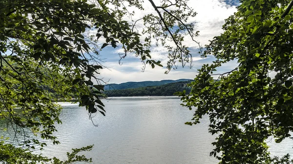 Widok na piękne Edersee — Zdjęcie stockowe