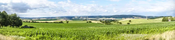 Panorma da bela paisagem na Alemanha — Fotografia de Stock