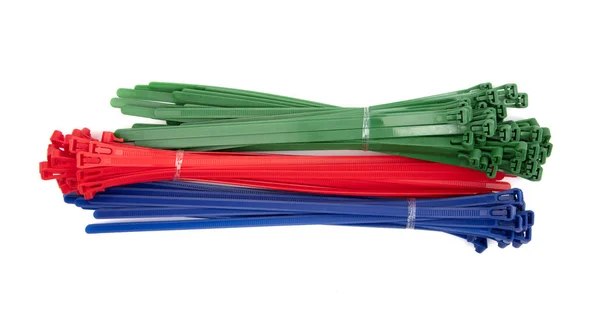 Barevné kabelových spojek — Stock fotografie