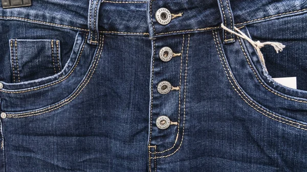 Blue Jeans in Detail — Stock Photo, Image