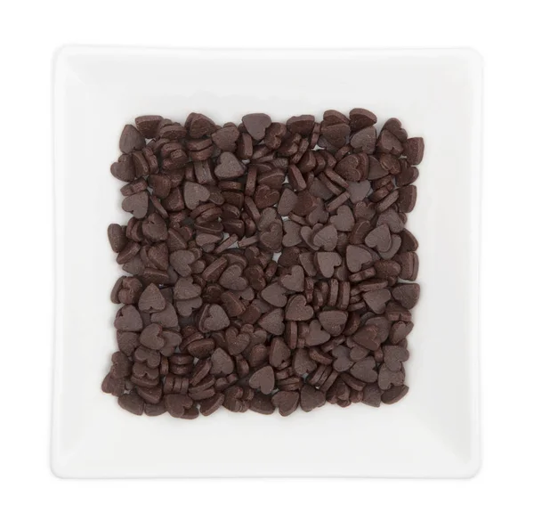 Chocolade harten — Stockfoto