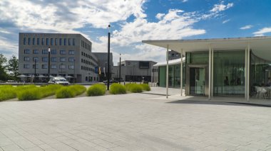 Wetzlar, Almanya 06. Temmuz 2019: Leica Kamera Ag, Leitz Park, Wetzlar, Hesse, Almanya, Avrupa 