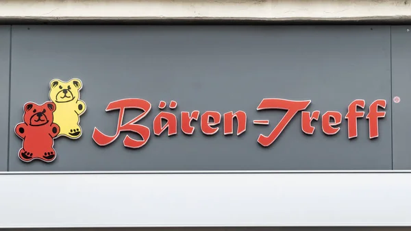 Trier Germany September 2019 Baeren Treff Logo Sign Фасаді Магазину — стокове фото