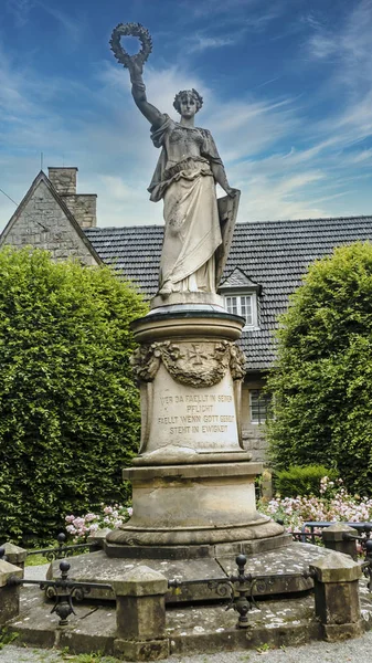 War Memorial Saint Kilian Church German City Korbach — Stock Photo, Image