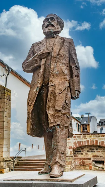 Trier Alemania Septiembre 2019 Estatua Del Famoso Comunista Karl Marx — Foto de Stock