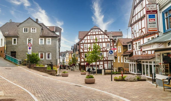 2019 Frankenberg Alemania Frankenberg Eder Una Pequeña Ciudad Centro Económico — Foto de Stock