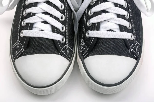 Detail Casual Shoes Isolated White Background — Stock Photo, Image