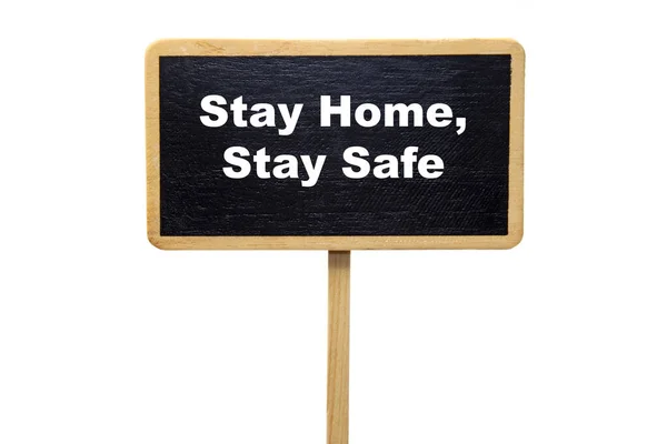 Concetto Corona Crisi Stay Home Stay Safe — Foto Stock