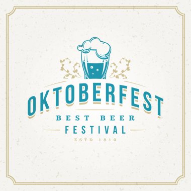 Oktoberfest tebrik kartı veya dokulu arka plan olarak görüntüle. Bira Festivali kutlama.