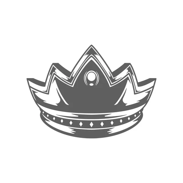 King Crown Logo Vector Illustration. — Stock Vector