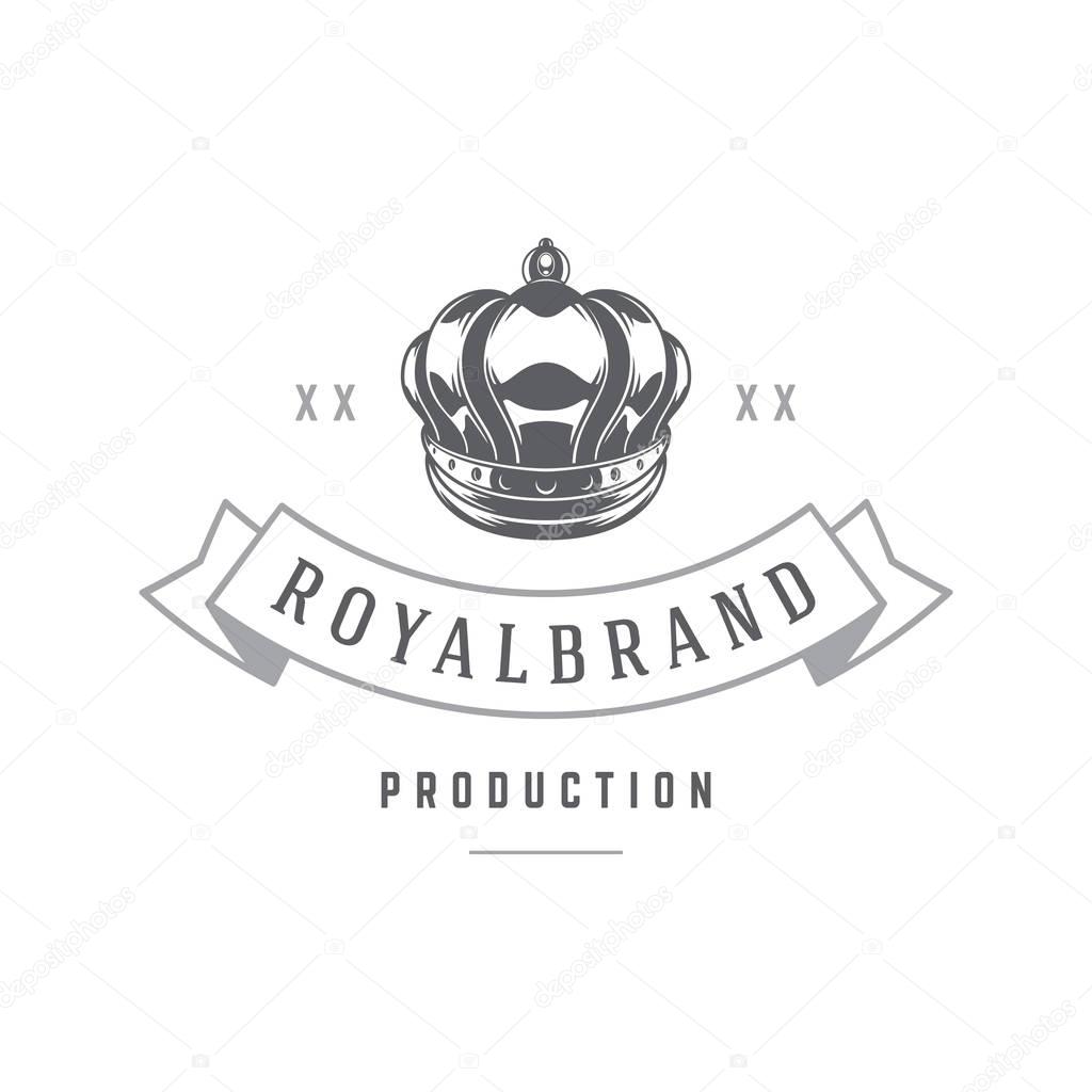 Download King Crown Logo Template. — Stock Vector © VikaSuh #172507434