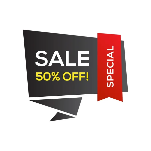 Black Friday Sale Banner Design Sjabloon. — Stockvector