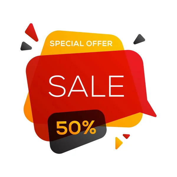 Black Friday Sale Banner Design Sjabloon. — Stockvector