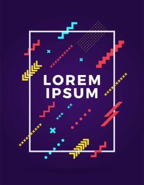 Kapak modern soyut tasarım şablonu.