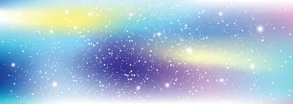 Universe with stars. Matrix of glowing stars. Space background. — Stock Vector