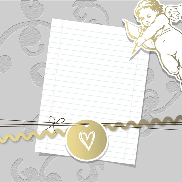 Mensagem de Obrigado pelo apoio — Vetor de Stock 