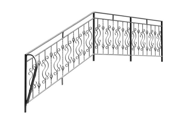 Iron barrier, railing. — Stockfoto