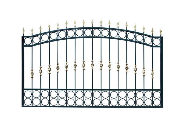 Arched metal fence. — Stock Photo, Image