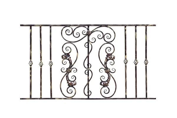 Decorative steel  railing, fence. — Stock Photo, Image
