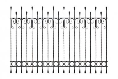 Modern Ferforje çit.