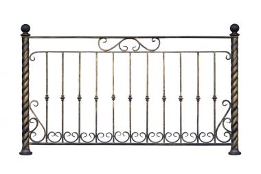 Dekoratif demir korkuluk, çit.