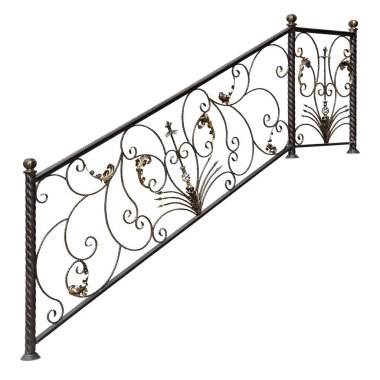 Modern Dekoratif metal korkuluk