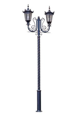 Modern Street light in old-time style. clipart