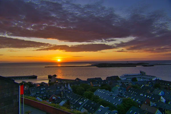 Helgoland-sziget dűne-napkelte — Stock Fotó