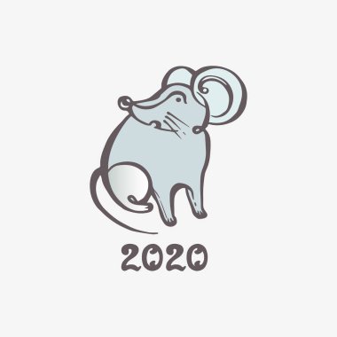 Fare ve el yazısıyla yazılmış bir tebrik kartı.