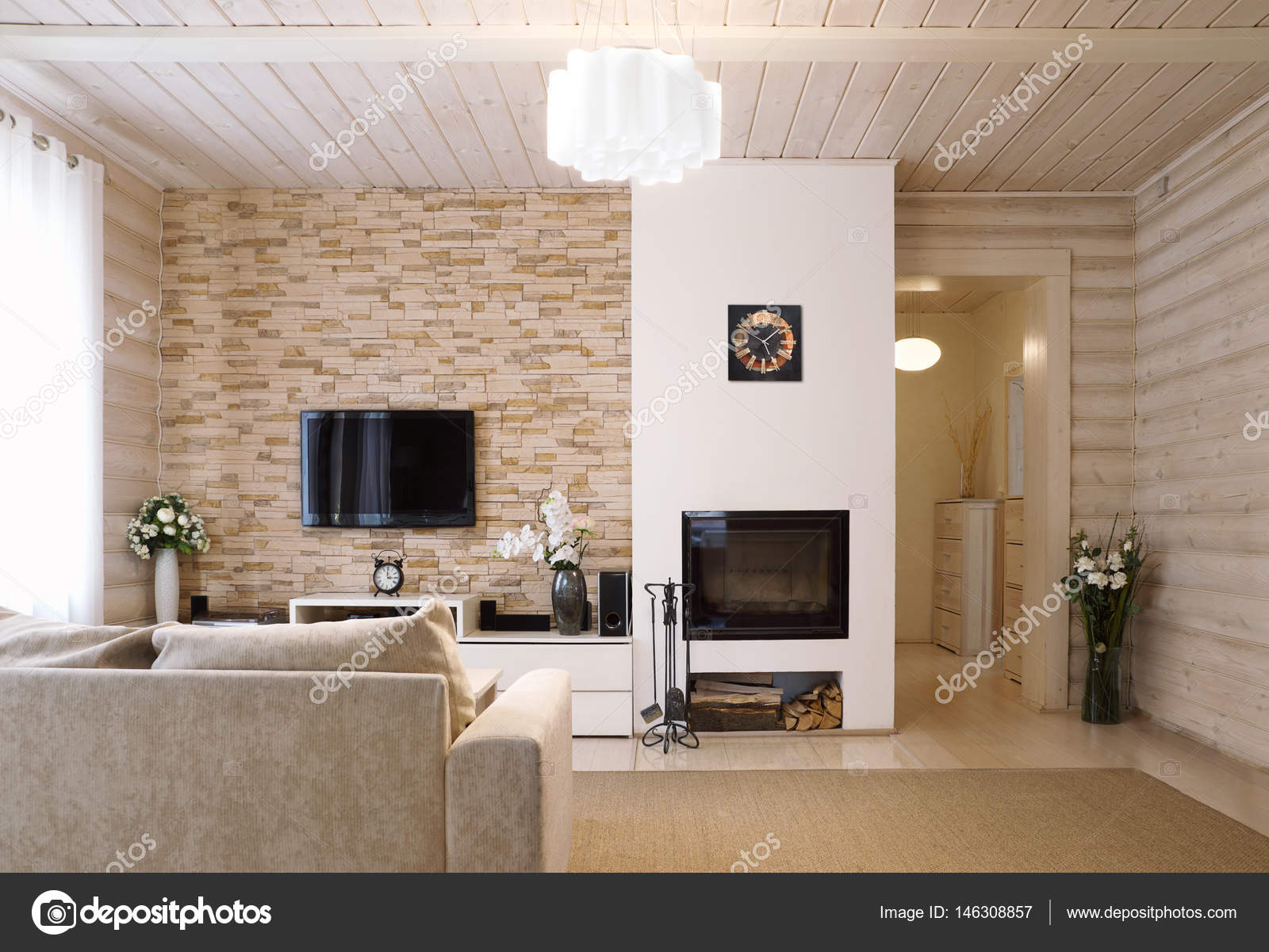 woonkamer met open haard — Stockfoto © alkir_dep #146308857 woonkamer met open haard — Stockfoto © alkir_dep #146308857