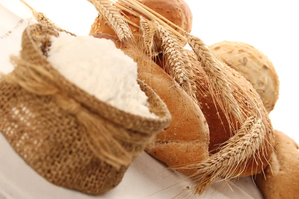 Bread and meal — Stock Photo, Image