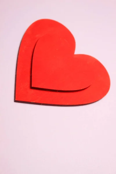 Red hearts background — Stock Photo, Image