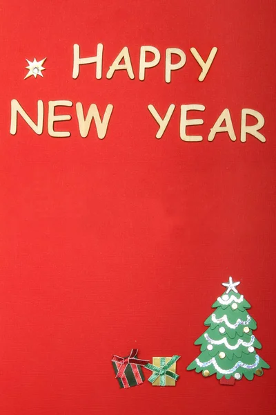 Cartão postal para o ano novo — Fotografia de Stock
