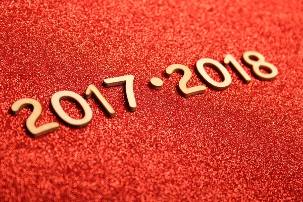 New Year 2017 - 2018 — Stock Photo, Image