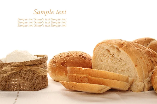 Bread and meal — Stock Photo, Image