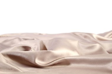 Gri kumaşın arka planı. İpek