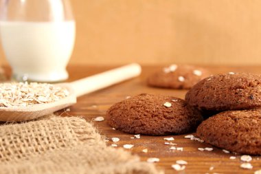 Sütlü yulaf ezmeli kurabiye