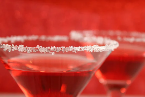 赤いカクテルのグラス — ストック写真