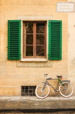 Floransa, İtalya'da Piazza di Santo Spirito mimari detayları