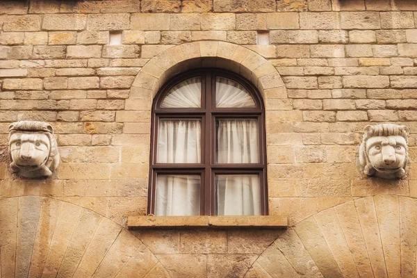 Details of a facade in Florence, Italy — Stock Photo, Image