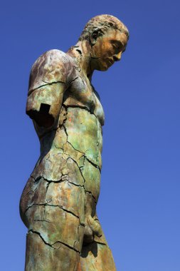 29.04.2016 - Lehçe heykeltıraş Igor Mitoraj Antik şehir, Pompeii, İtalya görüntülenen tarafından sanat 