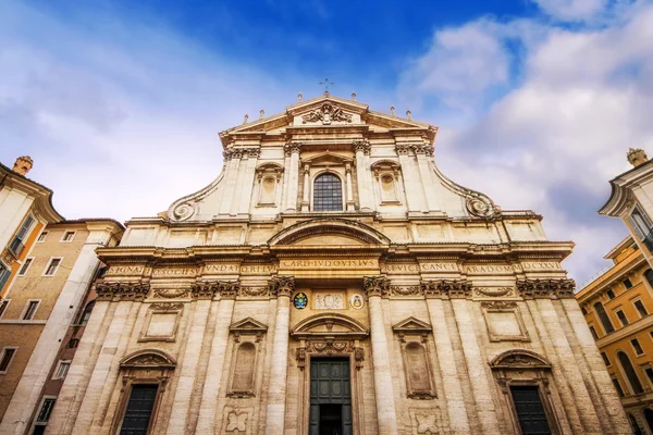 Chiesa del Santissimo Nome di Ges all'Argentina (Church of the Most Holy Name of Jesus at the "Argentina") in Rome, Italy — Stock Photo, Image