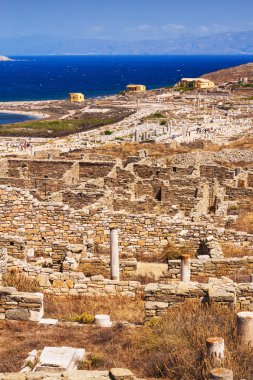 Delos, Yunanistan adada antik kalıntılar