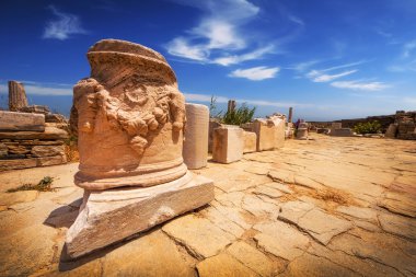 Delos, Yunanistan adada antik kalıntılar